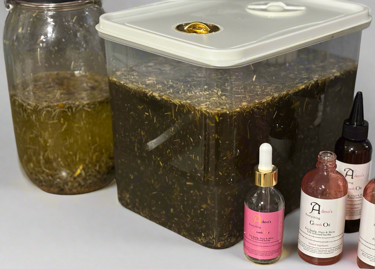 Aderas Everything Hair Growth Oil for Scalp , Hair and body 3.4oz size glass dropper bottle